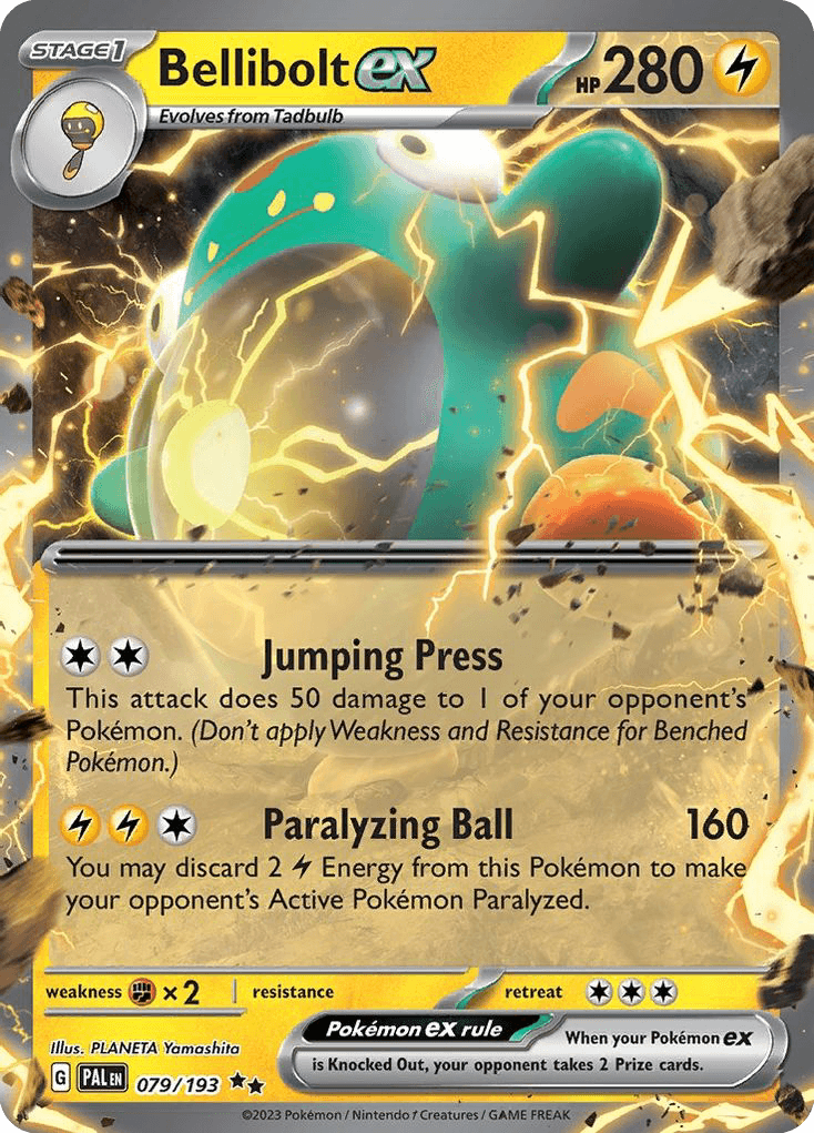 Bellibolt ex - 079/193 — SV02: Paldea Evolved Pokémon TCG card by PLANETA Yamashita