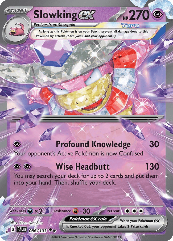 Slowking ex - 086/193 — SV02: Paldea Evolved Pokémon TCG card by 5ban Graphics