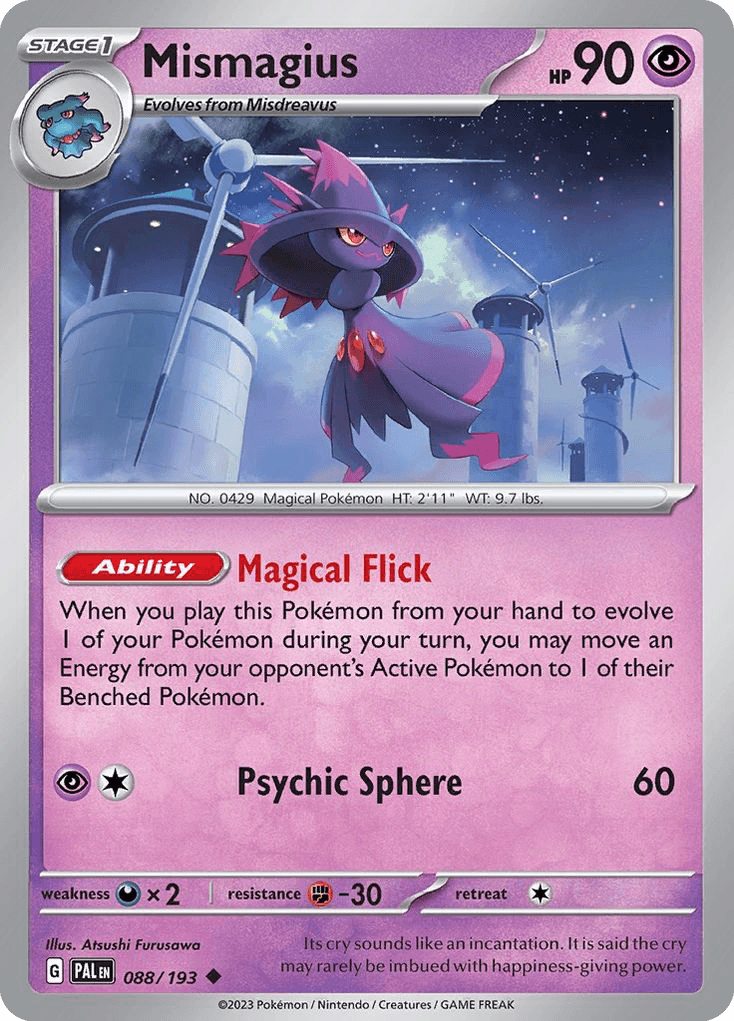 Mismagius — Trick or Trade BOOster Bundle 2023 Pokémon TCG card by Atsushi Furusawa