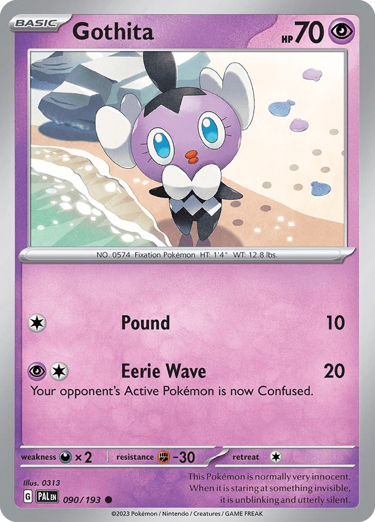 Gothita — SV02: Paldea Evolved Pokémon TCG card by 0313