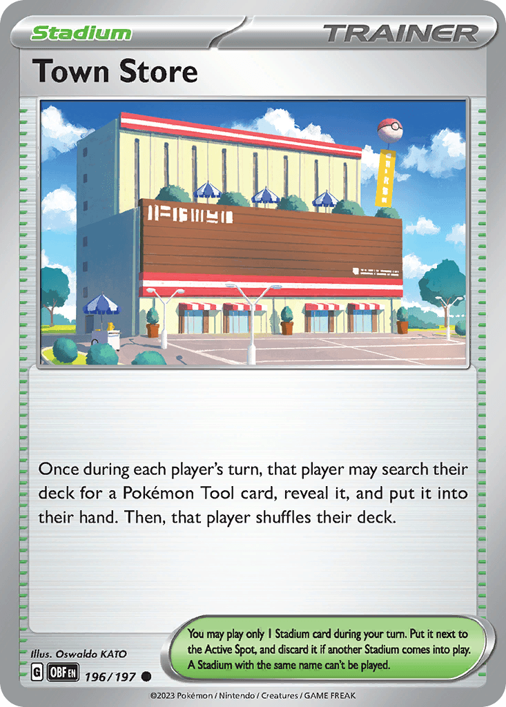 Town Store — Prize Pack Series Cards Pokémon TCG card by Oswaldo KATO