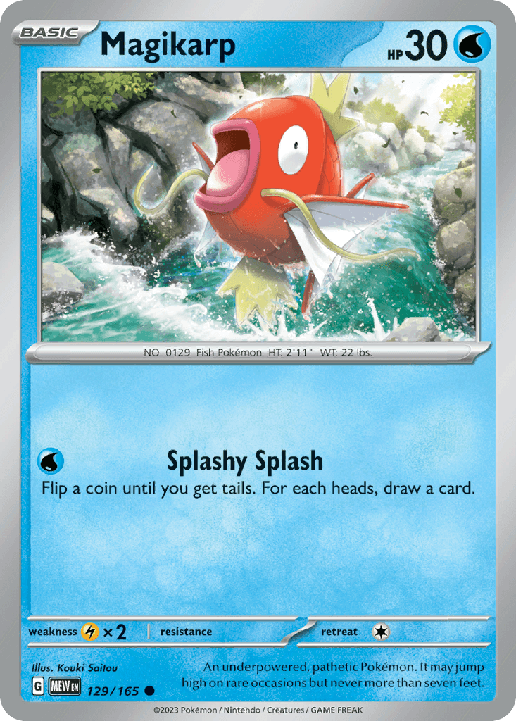 Magikarp — SV: Scarlet & Violet 151 Pokémon TCG card by Kouki Saitou