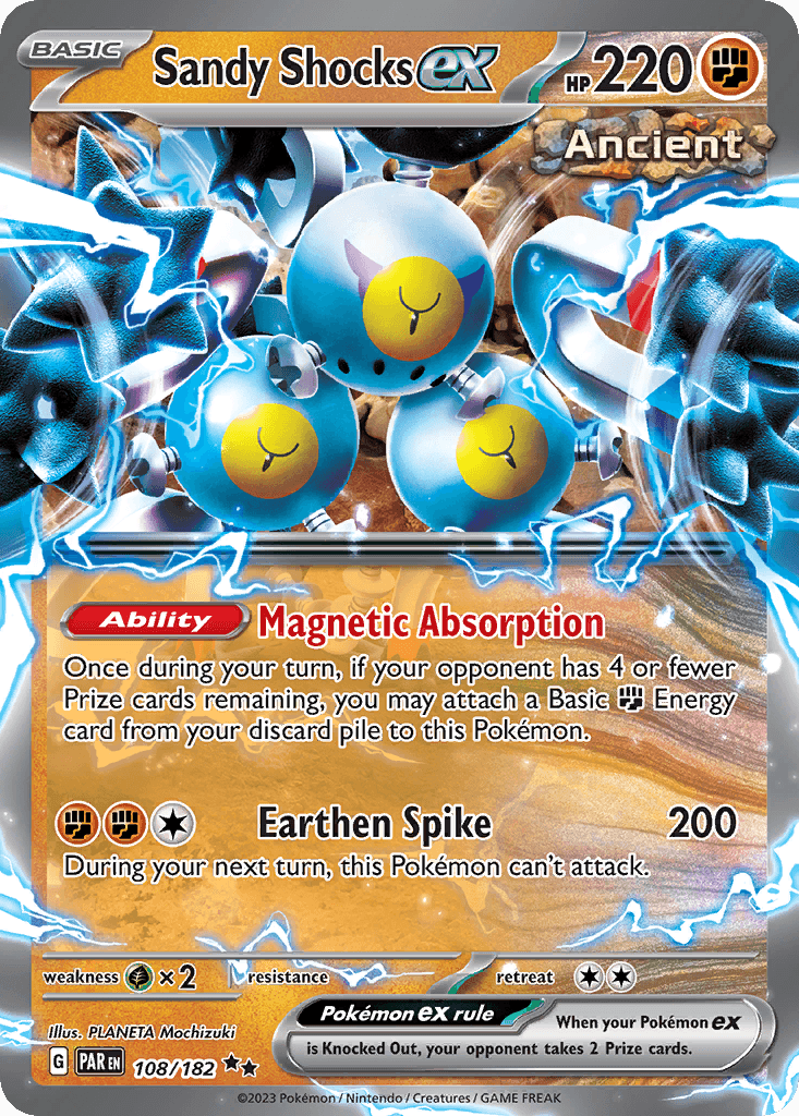 Sandy Shocks ex - 108/182 — Prize Pack Series Cards Pokémon TCG card by PLANETA Mochizuki