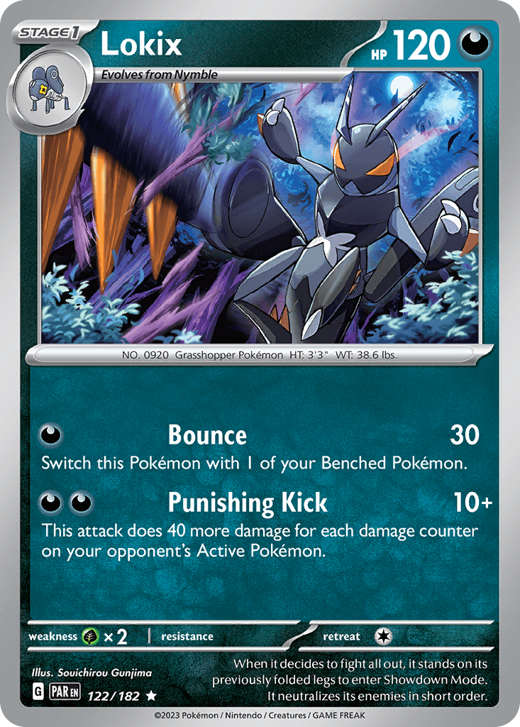 Lokix - 122/182 — Deck Exclusives Pokémon TCG card by Saya Tsuruta