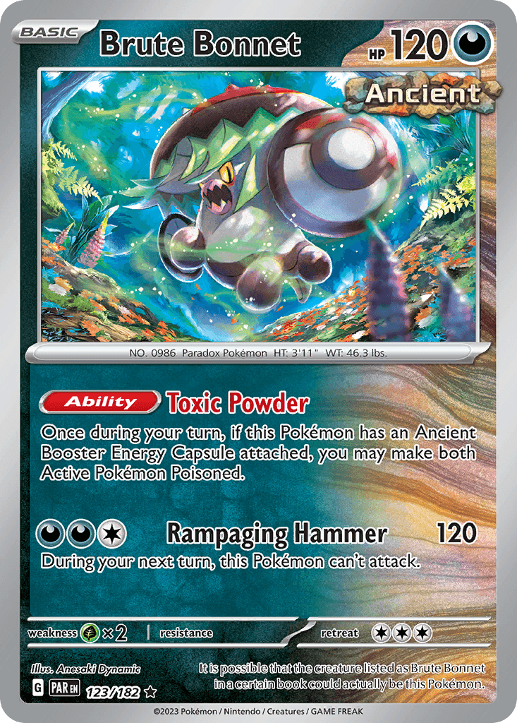 Brute Bonnet — Prize Pack Series Cards Pokémon TCG card by Anesaki Dynamic