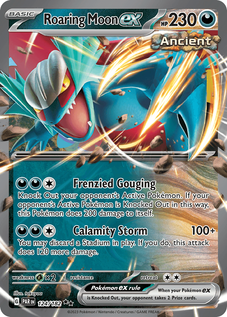 Roaring Moon ex — Prize Pack Series Cards Pokémon TCG card by takuyoa