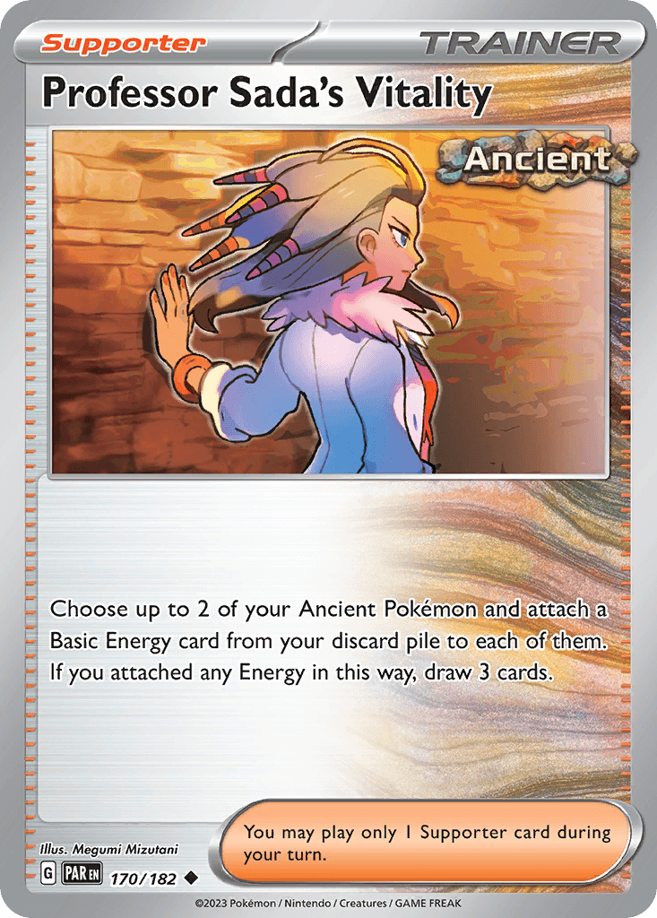 Professor Sada's Vitality — Prize Pack Series Cards Pokémon TCG card by Megumi Mizutani