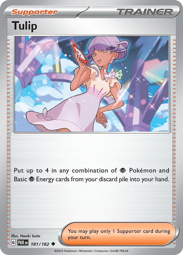 Tulip — Prize Pack Series Cards Pokémon TCG card by Naoki Saito