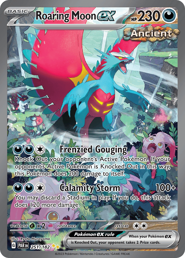Roaring Moon ex - 251/182 — Pokémon TCG card