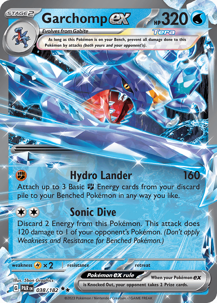 Garchomp ex — Prize Pack Series Cards