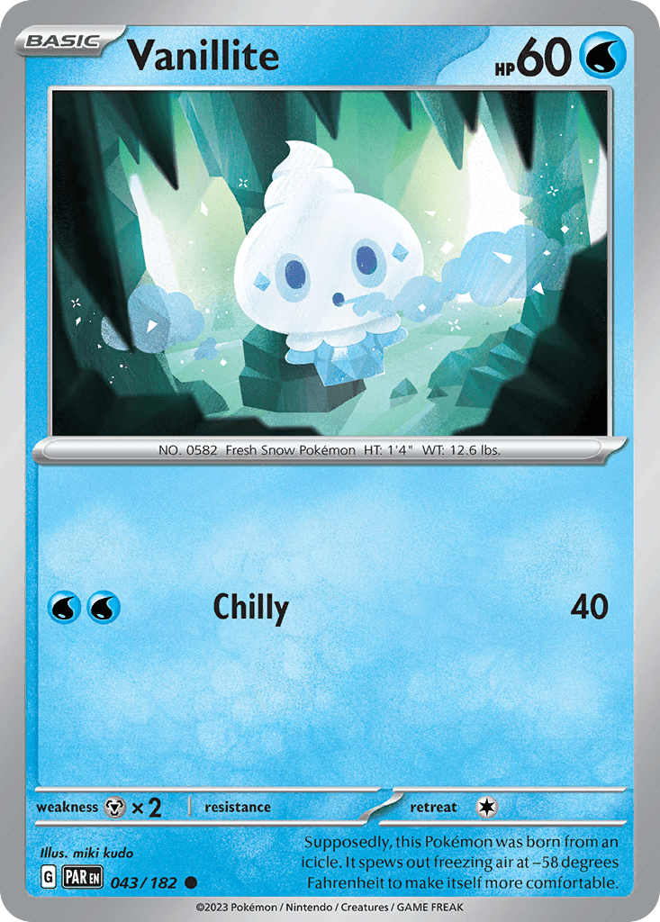 Vanillite — XY - BREAKthrough Pokémon TCG card by miki kudo