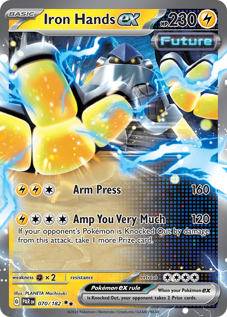 Iron Hands ex — Prize Pack Series Cards Pokémon TCG card by PLANETA Mochizuki