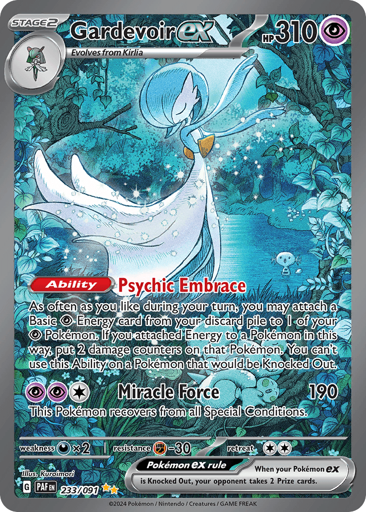 Gardevoir ex - 233/091 — Pokémon TCG card
