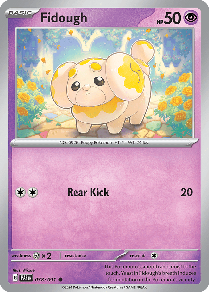 Fidough - 038/091 — Miscellaneous Cards & Products Pokémon TCG card by Mizue