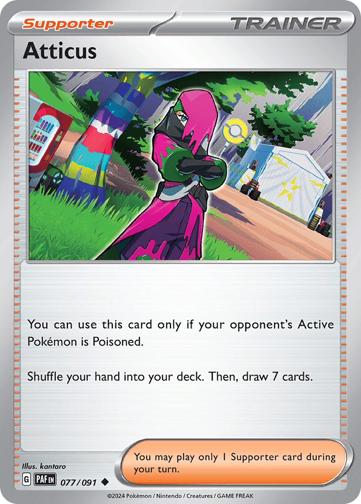 Atticus — Prize Pack Series Cards Pokémon TCG card by kantaro