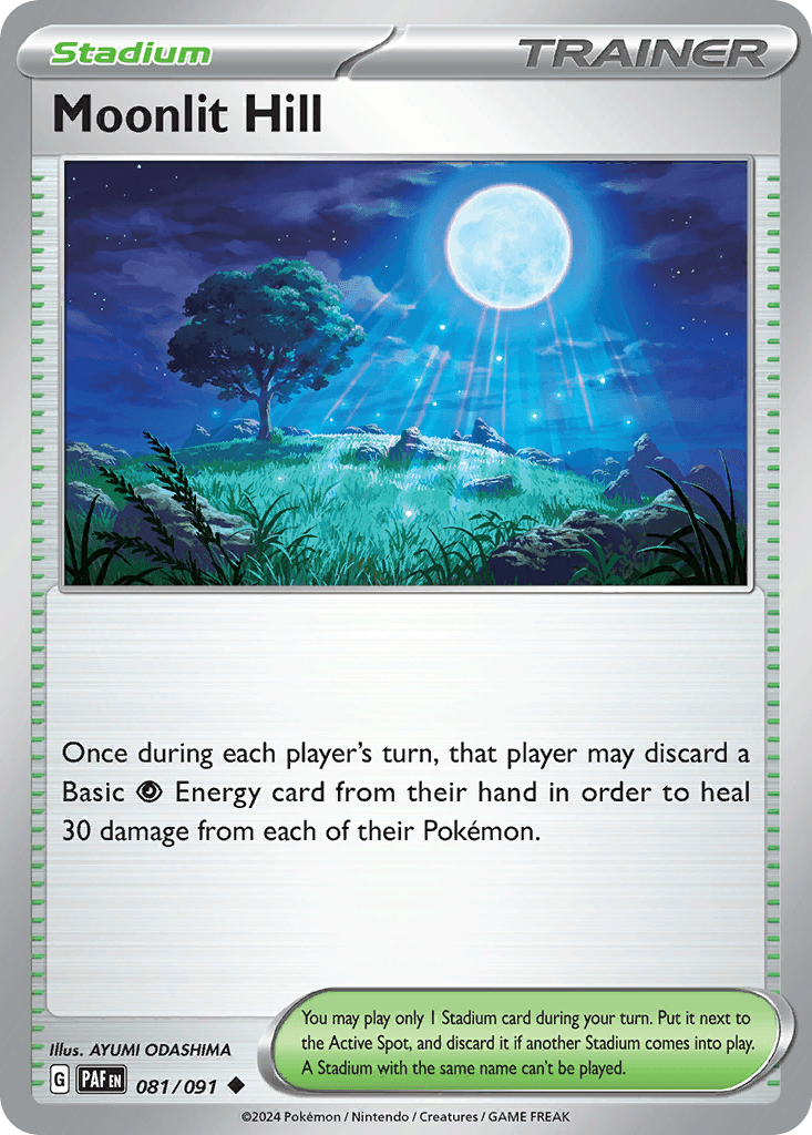 Moonlit Hill — Prize Pack Series Cards Pokémon TCG card by AYUMI ODASHIMA