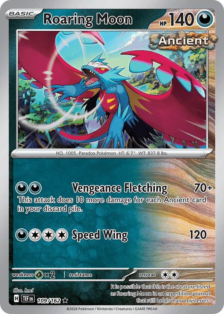 Roaring Moon — Prize Pack Series Cards Pokémon TCG card by hncl