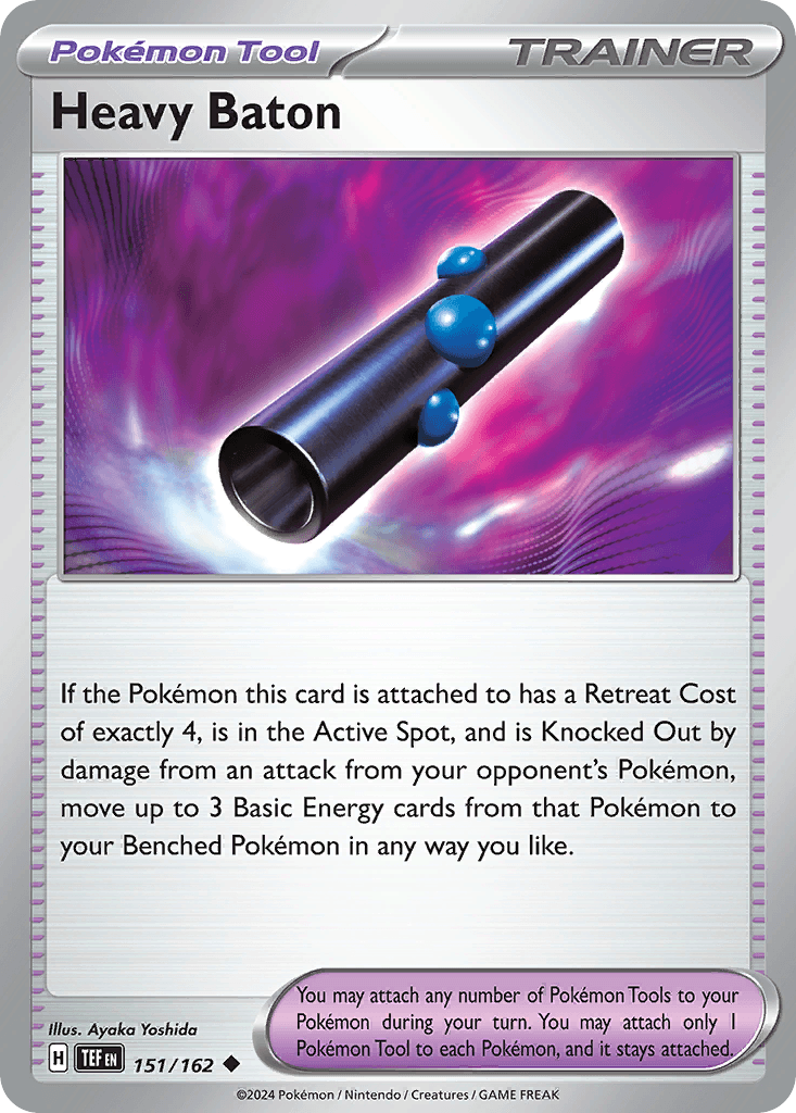 Heavy Baton — Prize Pack Series Cards Pokémon TCG card by Ayaka Yoshida