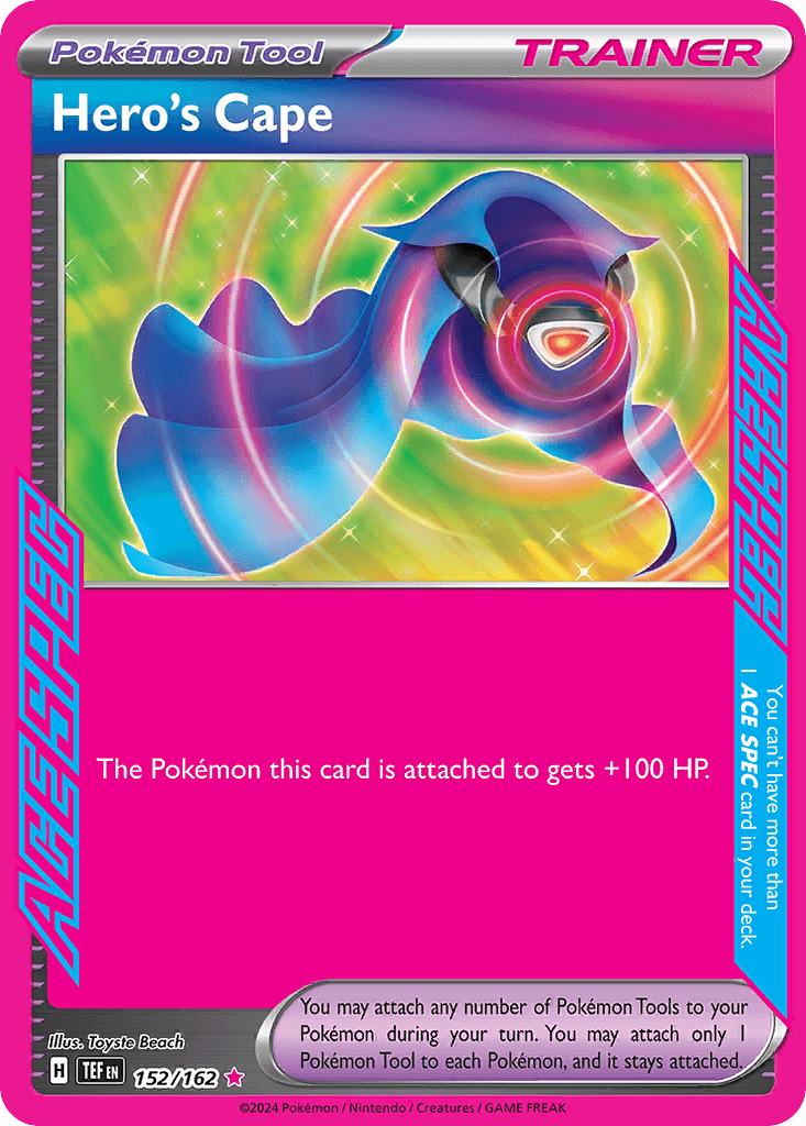Hero's Cape — Prize Pack Series Cards Pokémon TCG card by Toyste Beach