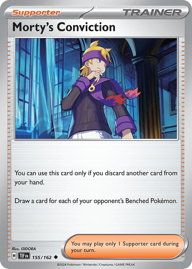 Morty's Conviction — Prize Pack Series Cards Pokémon TCG card by GIDORA