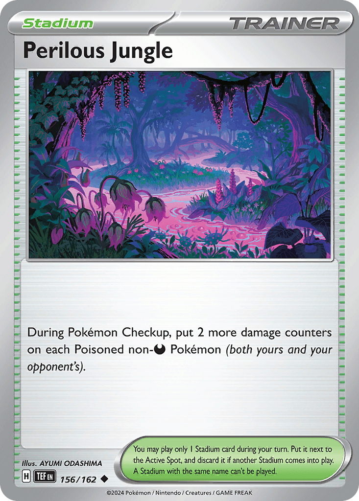 Perilous Jungle — Prize Pack Series Cards Pokémon TCG card by AYUMI ODASHIMA