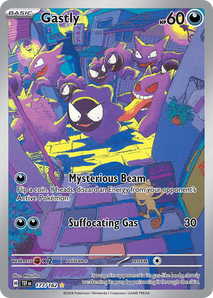 Gastly - 177/162 — Pokémon TCG card