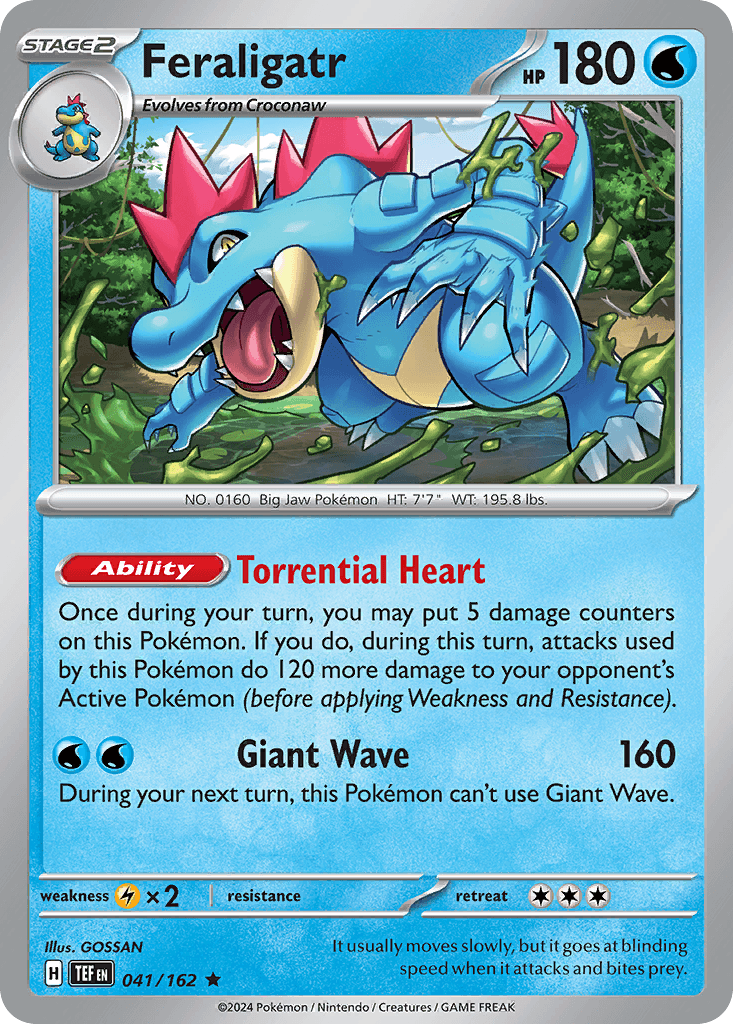 Feraligatr — Prize Pack Series Cards Pokémon TCG card by GOSSAN