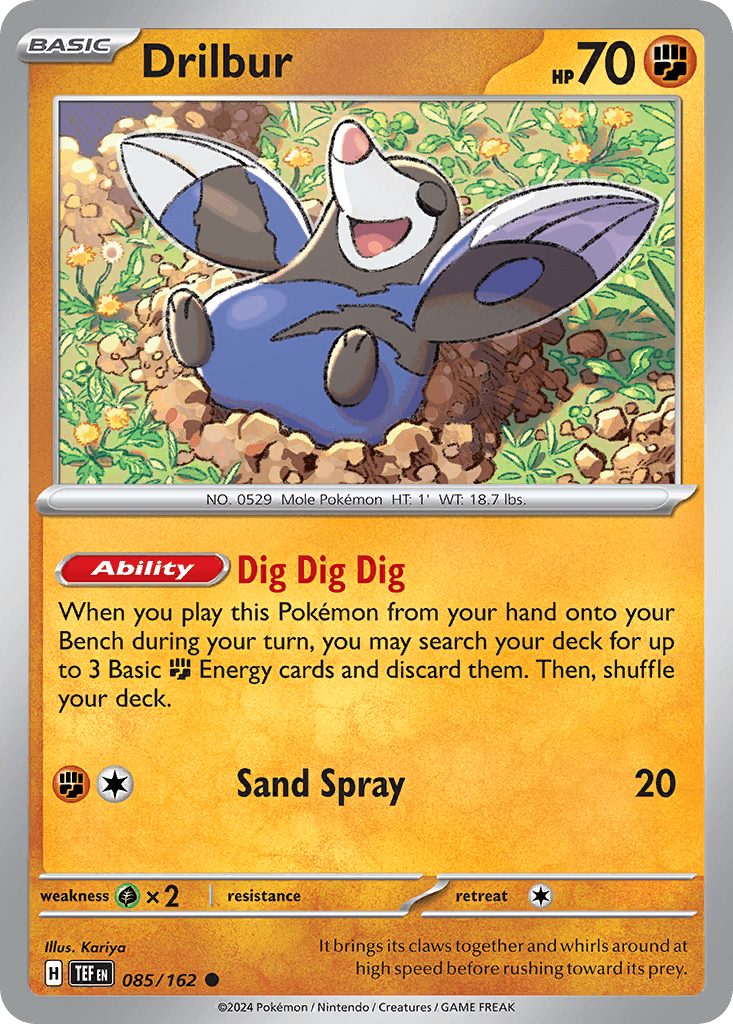 Drilbur — Prize Pack Series Cards Pokémon TCG card by Kariya