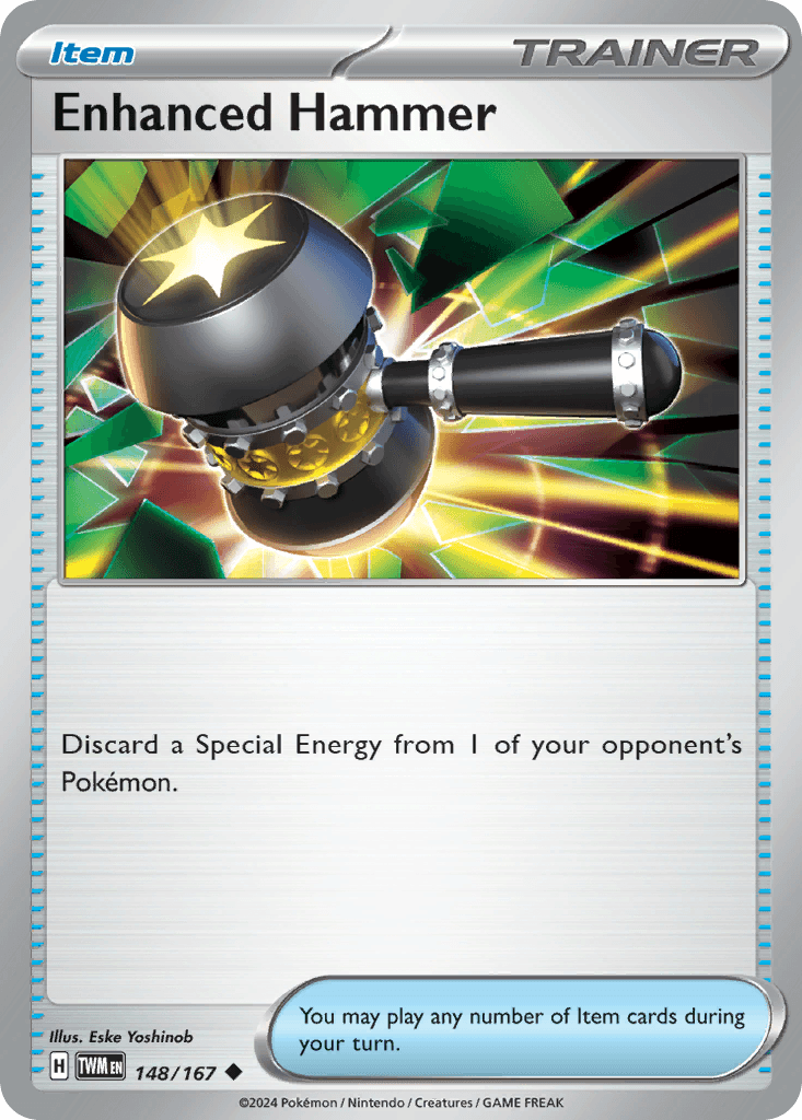 Enhanced Hammer — Prize Pack Series Cards Pokémon TCG card by Eske Yoshinob