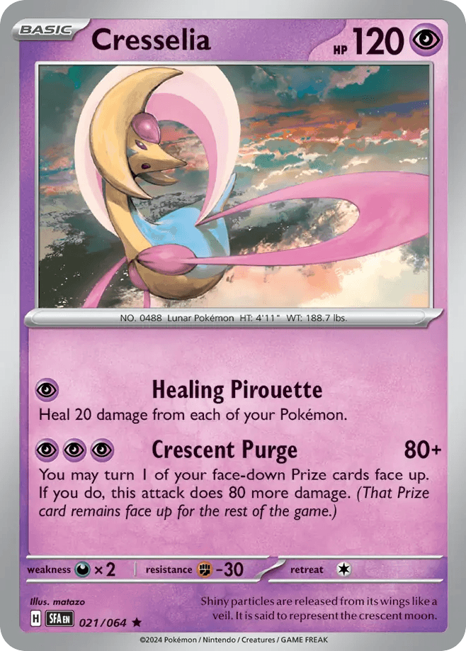 Cresselia - 021/064 — SV: Shrouded Fable Pokémon TCG card by Miki Tanaka