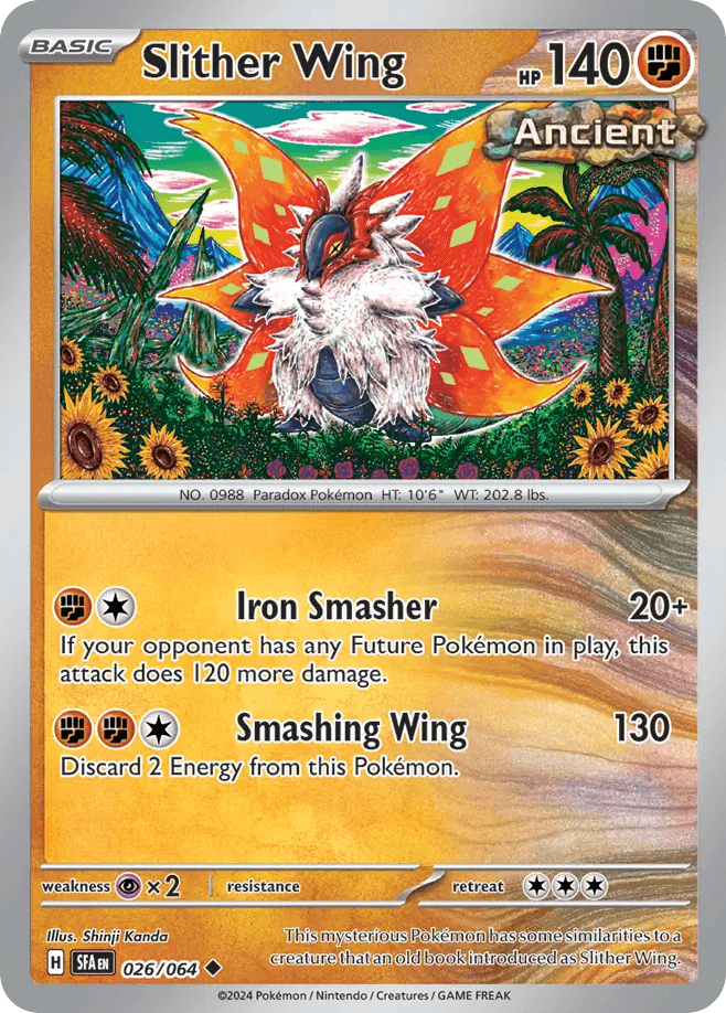 Slither Wing — SV: Shrouded Fable Pokémon TCG card by Shinji Kanda