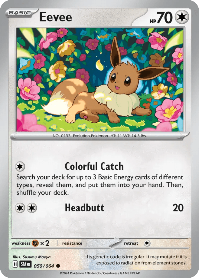 Eevee — SV: Shrouded Fable Pokémon TCG card by Susumu Maeya