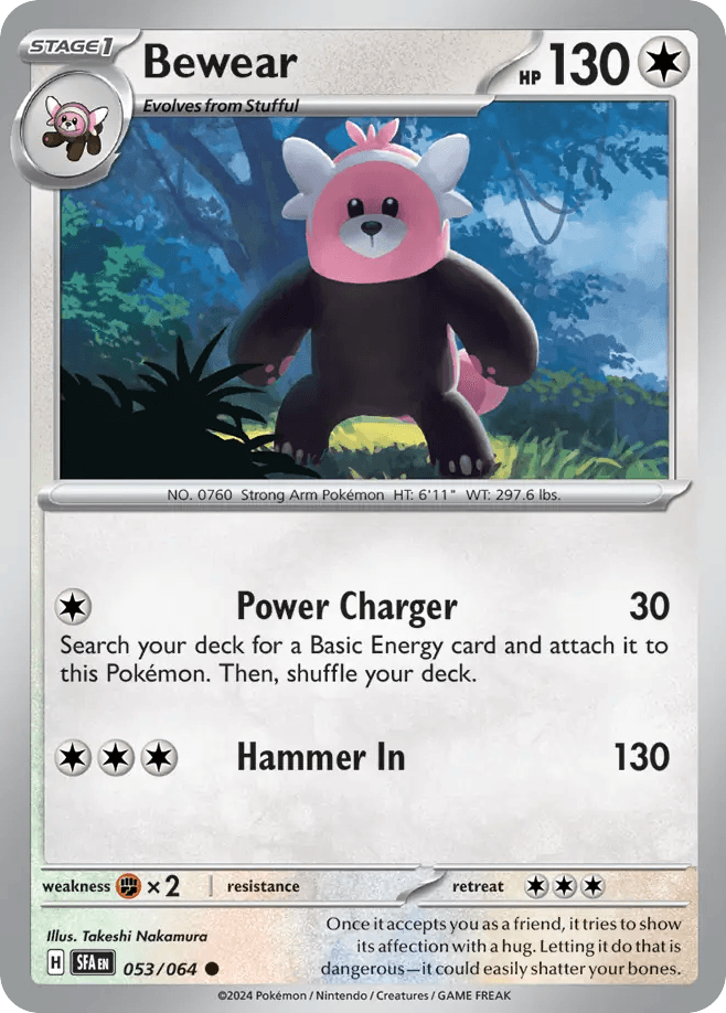 Bewear - 053/064 — SV: Shrouded Fable Pokémon TCG card by Takashi Nakamura