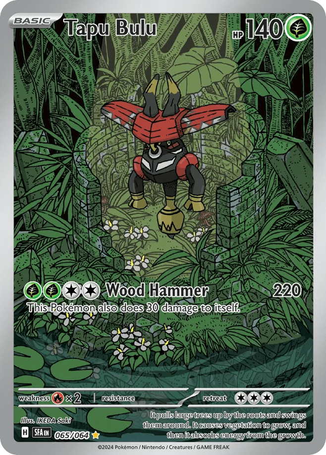 Tapu Bulu - 065/064 — SV: Shrouded Fable Pokémon TCG card by IKEDA Saki