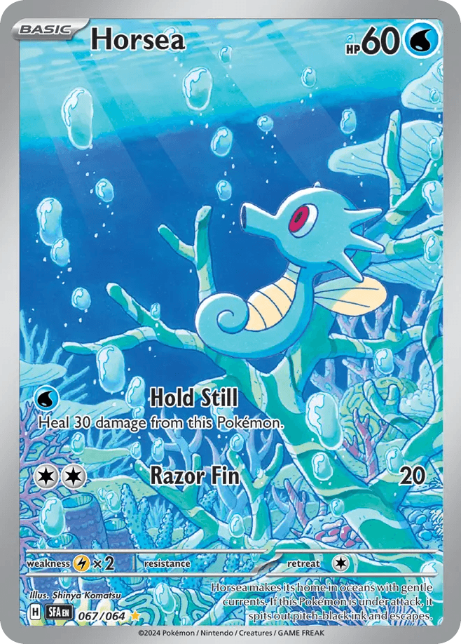 Horsea - 067/064 — Pokémon TCG card