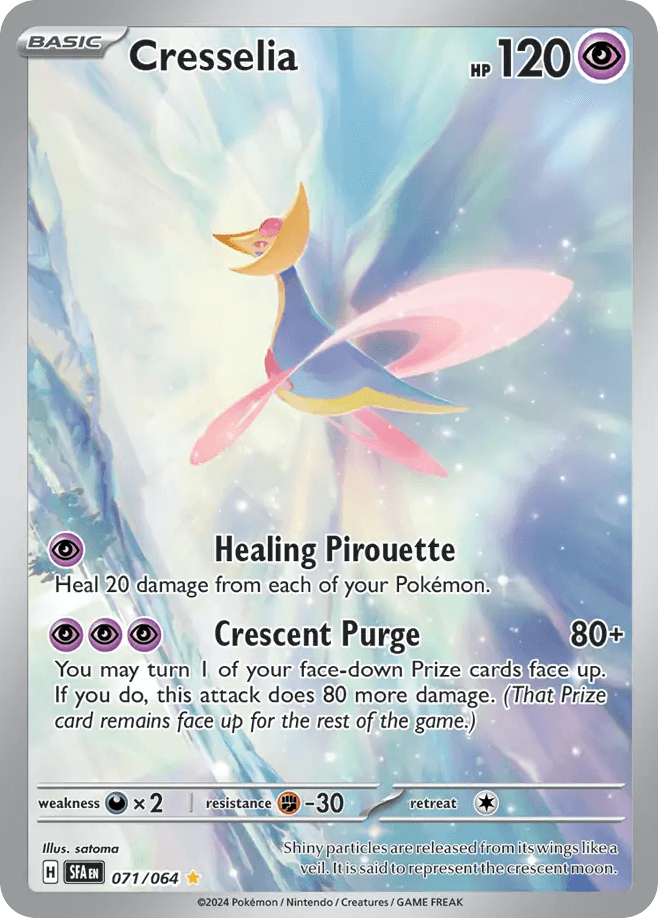 Cresselia - 071/064 — SV: Shrouded Fable Pokémon TCG card by satoma