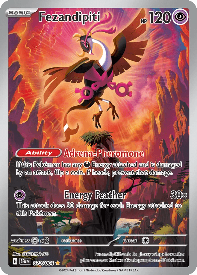 Fezandipiti — SV: Shrouded Fable Pokémon TCG card by KEIICHIRO ITO