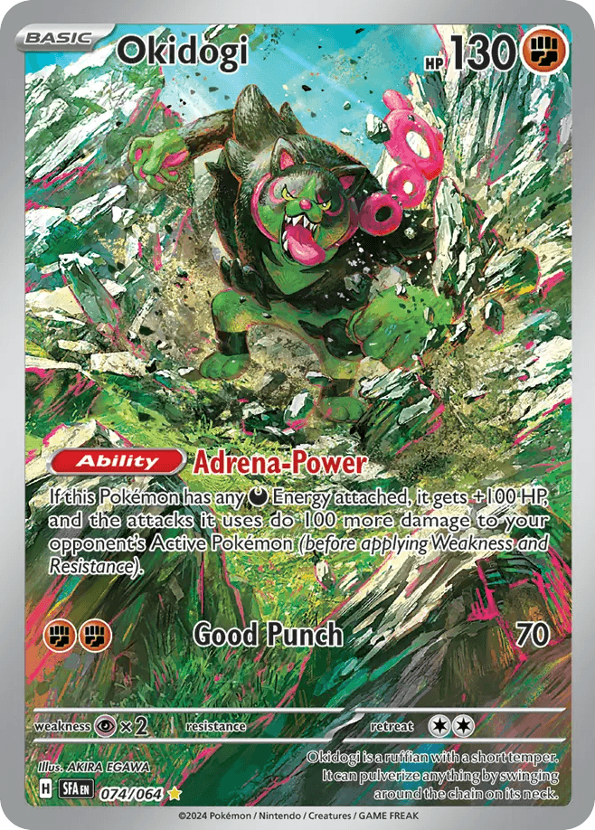 Okidogi — SV: Shrouded Fable Pokémon TCG card by AKIRA EGAWA