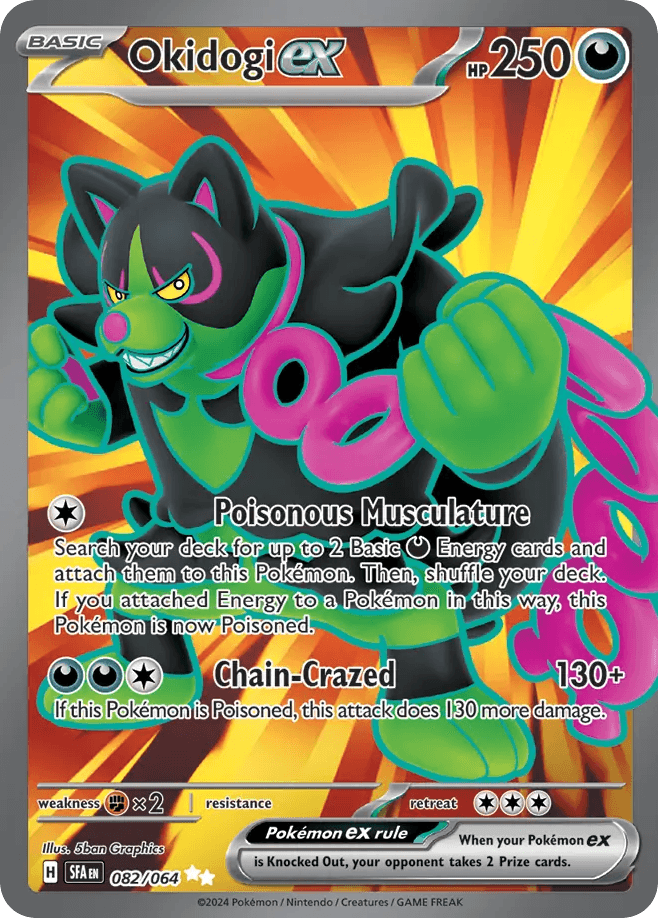Okidogi ex - 082/064 — SV: Shrouded Fable Pokémon TCG card by 5ban Graphics