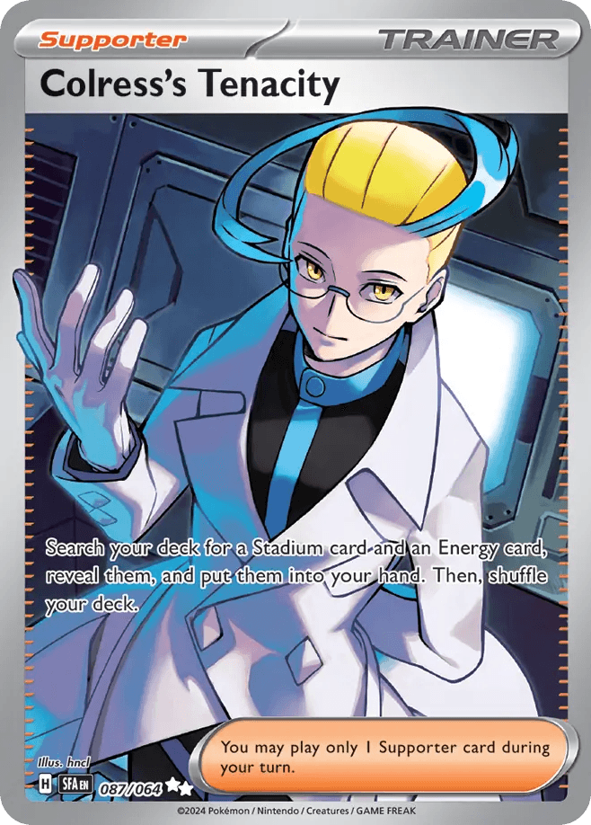 Colress's Tenacity - 087/064 — SV: Shrouded Fable Pokémon TCG card by hncl