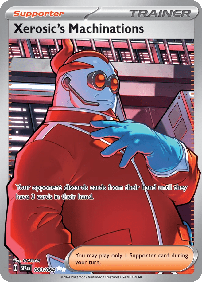 Xerosic's Machinations - 089/064 — SV: Shrouded Fable Pokémon TCG card by GOSSAN