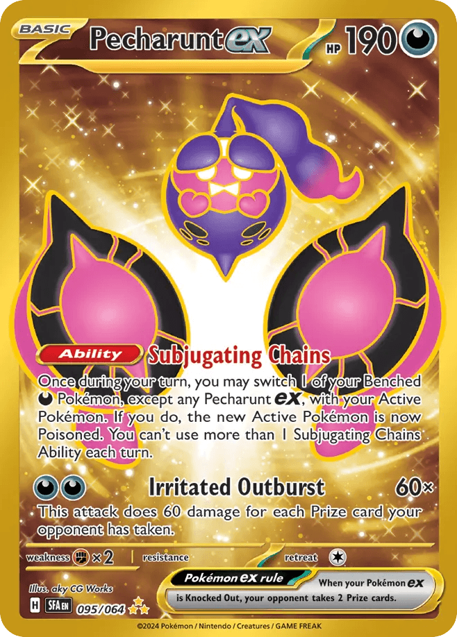 Pecharunt ex - 095/064 — SV: Shrouded Fable Pokémon TCG card by CG Works