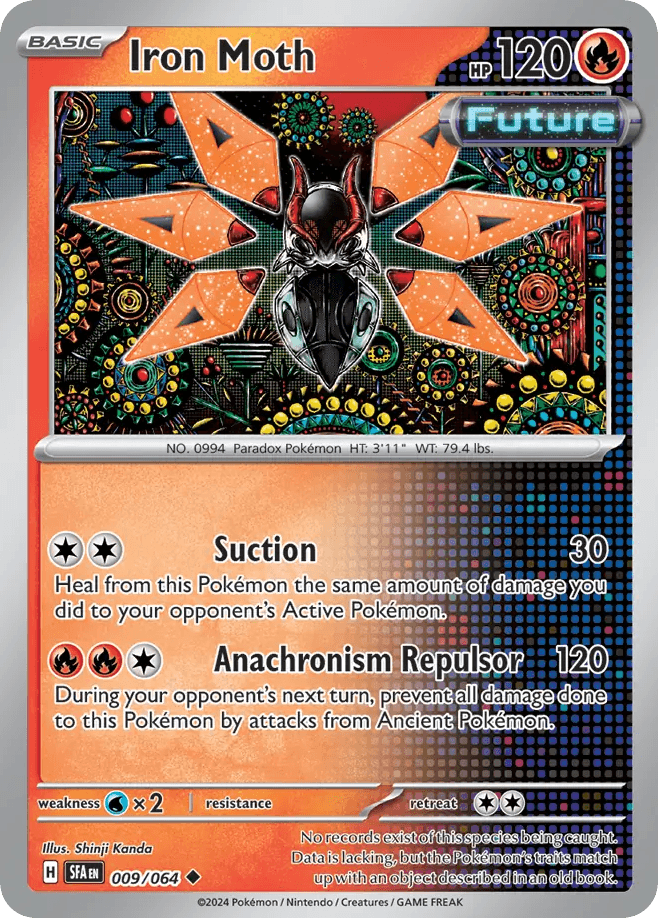 Iron Moth — SV: Shrouded Fable Pokémon TCG card by Shinji Kanda