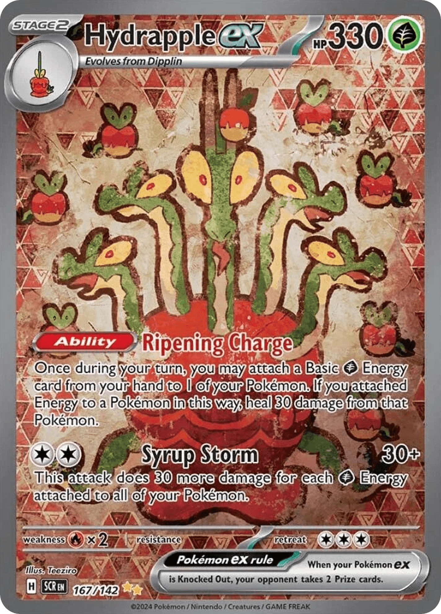 Hydrapple ex - 167/142 — Pokémon TCG card