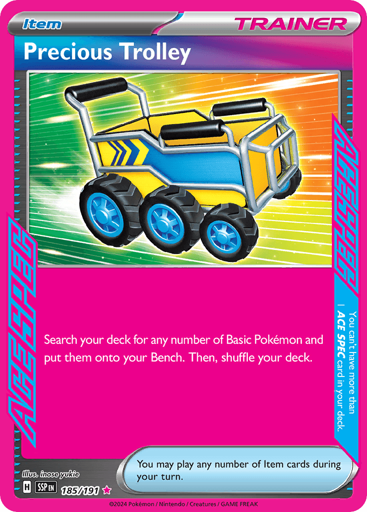 Precious Trolley — Prize Pack Series Cards Pokémon TCG card by Inacoyakito