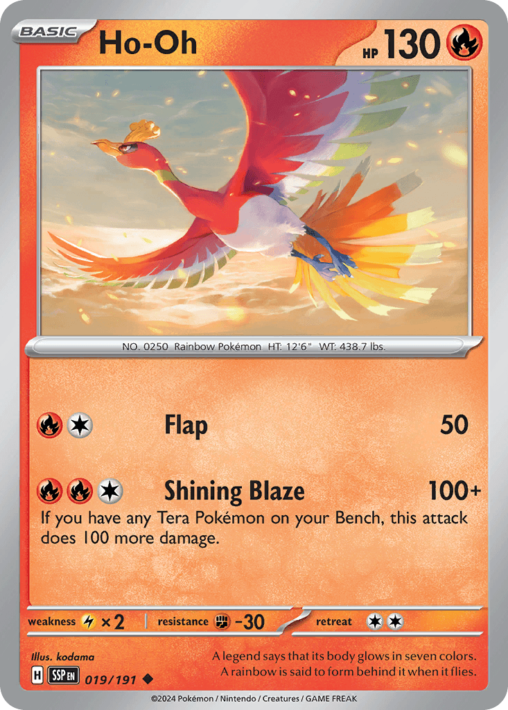Ho-Oh — Prize Pack Series Cards Pokémon TCG card by 5ban Graphics