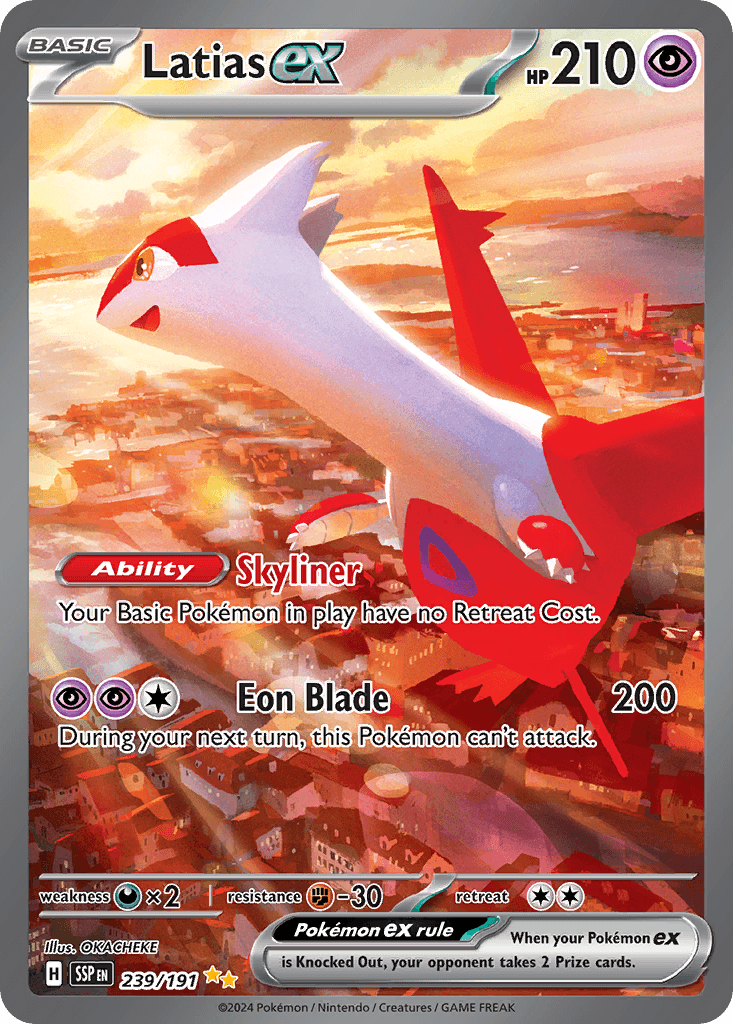 Latias ex - 239/191 — Pokémon TCG card
