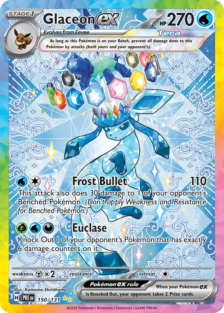 Glaceon ex - 150/131 — Pokémon TCG card