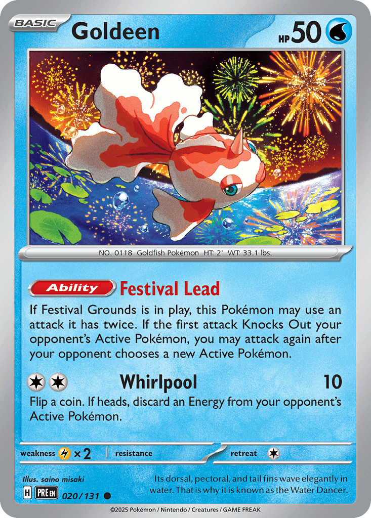 Goldeen (Master Ball Pattern) — SV: Prismatic Evolutions
