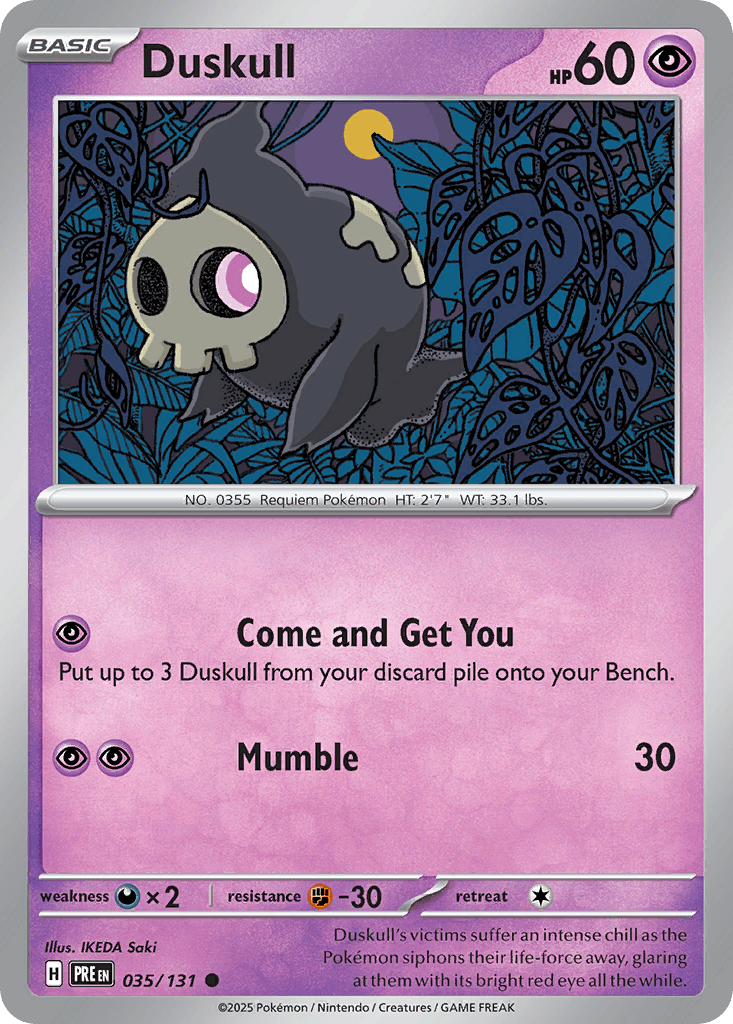 Duskull (Poke Ball Pattern) — SV: Prismatic Evolutions